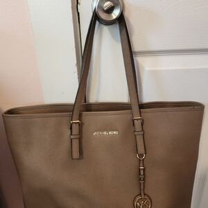Michael Kors Tan Leather Tote